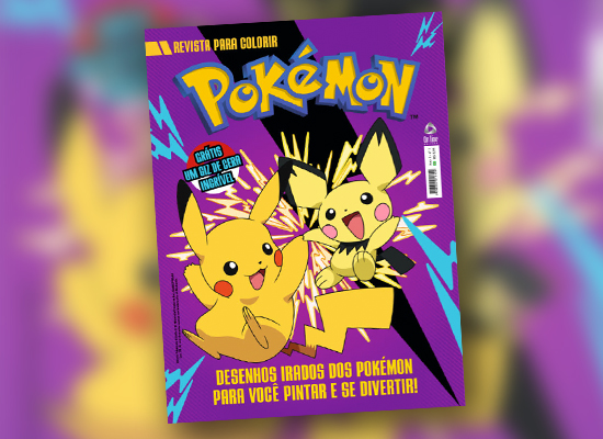 Revista para Colorir - Pokémon